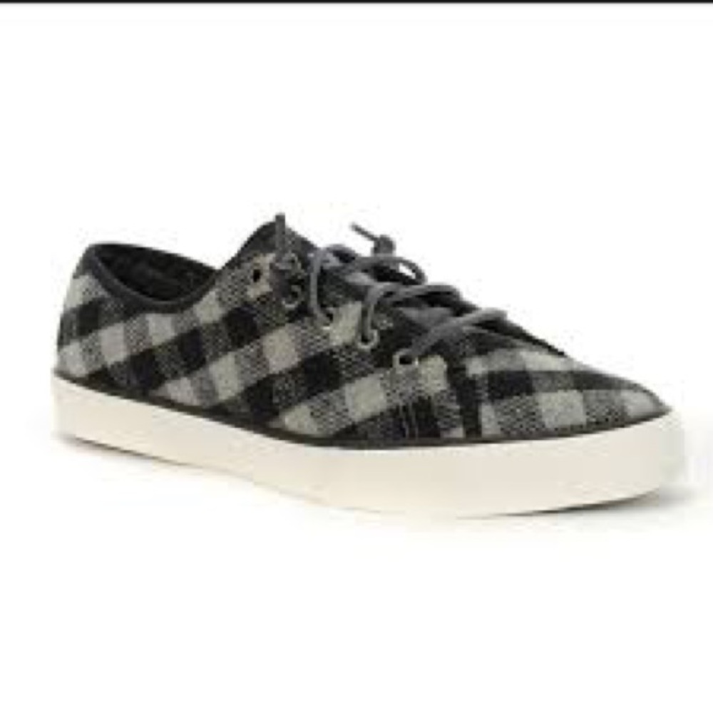 Sperry Pier Wave Buffalo Check Slip On Sneakers